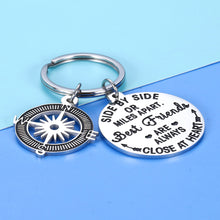 Load image into Gallery viewer, Thank You Best Friend Appreciation Keychain Gift For Women Men To My Best Friend On Her Wedding Day Birthday Christmas True Friendship Gifts For Teenage Girls Boys Him Her Coworker Besties