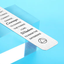 Load image into Gallery viewer, Sobriety Recovery AA Gifts Christian Bookmarks Gifts for Women Men Religious Bible Verse Book Markers Baptism Serenity Prayer After Surgery Cancer Survivor Gifts Christmas Birthday Gifts for Friends