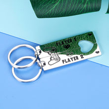 Load image into Gallery viewer, Funny Gamer Couples Keychain Gifts for Boyfriend Girlfriend Matching Gifts for Husband Wife Him Her Valentine Wedding Anniversary Christmas Birthday Gifts To My Man Lover Fiancee Fiance Gifts