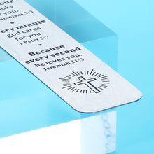 Load image into Gallery viewer, Christian Bookmarks Gifts for Women Men Religious Baptism Gift for Teen Boys Girls Kids Cross Bible Verse Book Markers Inspirational Christmas Easter Birthday Graduation Gift for Him Her Book Lover
