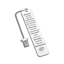 Load image into Gallery viewer, Bookmark with Chain 2023 Inspirational Graduation Gift for Him Her 5th 8th Grade Preschool Middle High School College Christmas Birthday Back to School Gifts for Women Men Kid Book Lover Friend
