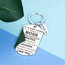 Load image into Gallery viewer, Boss Day Gifts for Women Men Office Keychain Thank You Boss Gift for Coworker Mentor Supervisor Leader Christmas Birthday Leaving Going Away Retirement Gifts Boss Lady Goodbye Gifts to Friend Him Her