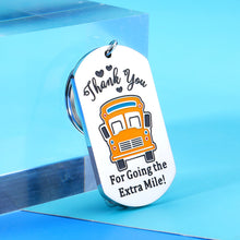 Load image into Gallery viewer, Aeolussoms School Bus Driver Appreciation Keychain Gifts for Men Women Christmas Valentines Thanksgiving Birthday Gift for Kidâs Bus Driver Thank You Gifts for Bus Driver Him Her Key Ring Jewelry