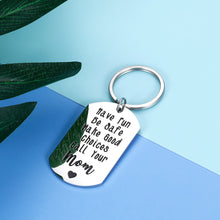 Load image into Gallery viewer, Sweet 13 16 18 21th Birthday Christmas Gifts Keychain for Daughter Son from Mom Dad Have Fun Be Safe Call Your Mom Key Chain Gifts for New Driver Grand Kids Teen Boys Girls Graduation Valentine Gift