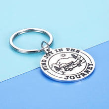 Load image into Gallery viewer, Travel Lover Camper RV Trailer Keychain Gift for Women Men Couple Kids Enjoy Retirement Graduation Journey Christmas Birthday Gift for Coworker Graduate Traveler Enthusiast Camping Lover Him Her