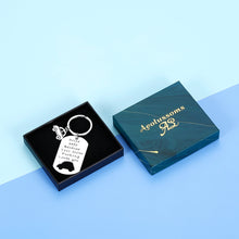 Load image into Gallery viewer, Funny New Driver Gift Drive Safe Your Mom Loves You Keychain for Son Daughter from Mom Dad Stocking Stuffer Trucker BFF 16th Birthday Gift Promise Keyring Valentine for Teens Adult Boys Girls Him Her