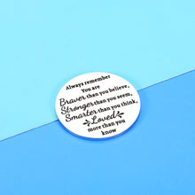 Load image into Gallery viewer, Christmas Stocking Stuffers for Teen Boys Girls Kids Inspirational Gifts for Women Men Valentines Graduation Birthday Gift for Her Him Daughter Son Friends Pocket Hug Token Double-Sided Coin