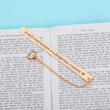 Load image into Gallery viewer, Book Lover Gift Inspirational Bookmark for Women Graduation Birthday Christmas Valentine Gift for Daughter Sister Mom Female Friends Teen Girls Teacher Appreciation Gift for Boss Lady Coworker