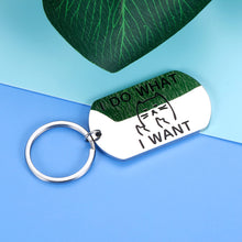 Load image into Gallery viewer, Funny Cat I Do What I Want Keychain Gift For Women Men Adults Cat Lover Cat Mom Cat Owner Cat Loving Gifts For Teens Girls Boys Kids Best Friends Birthday Christmas Graduation Gift For Him Her