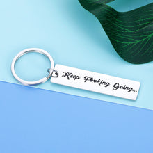 Load image into Gallery viewer, Keep Going Motivational Keychain Gifts For Women Men Friends Inspirational Funny Gifts For Son Daughter Teens Boys Girls Birthday Graduation School Gifts Surgery Recovery Gifts For Him Her