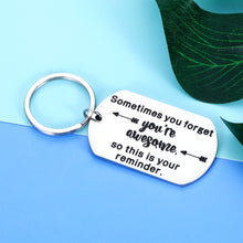 Load image into Gallery viewer, Funny Inspirational Gifts For Women Men Friends Encouragement Gifts For Teenage Girls Boys Bff Birthday Christmas Graduation Gift For Daughter Son From Dad Mom Thanksgiving Key Ring