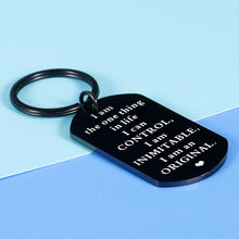 Load image into Gallery viewer, Hamilton Musical Merchandise Inspirational Quotes Keychain Broadway Gifts for Hamilton Fan Musical Lover Valentines Birthday Gift for Women Men Teens Kids Girls Boys Theatre Souvenir for Him Her