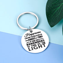Load image into Gallery viewer, Harry Potter Lover Fans Keychain Inspirational Quote Gifts For Him Her Teen Friends BFF Happiness Can be Found Christmas Son Daughter Birthday High School College Graduation Jewelry Gifts Men Women