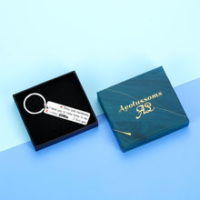 Load image into Gallery viewer, Drive safe keychain gift for best Husband Boyfriend groom fiance BF couple i love you valentine wedding anniversary birthday gift for men him Christmas stocking stuffer from wife girlfriend her