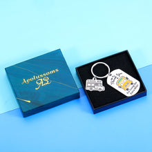 Load image into Gallery viewer, Aeolussoms School Bus Driver Appreciation Keychain Gifts for Men Women Christmas Valentines Thanksgiving Birthday Gift for Kidâs Bus Driver Thank You Gifts for Bus Driver Him Her Key Ring Jewelry