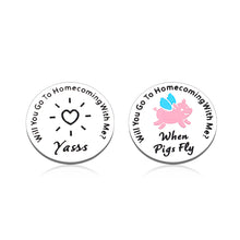 Load image into Gallery viewer, Homecoming Day Gift for High School College University Student Homecoming Queen King Christmas Stocking Stuffers for Teen Boys Girls Kids Women Men Friend BFF Bestie Bro Double-Sided Decision Coin