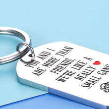 Load image into Gallery viewer, Best Friends Keychains for 2 Funny Friendship Gifts Small Gang Forever Key Chain For BFF Teenage Girls Coworker Bridemaid Sisters Bestie Women Appreciation Birthday Christmas Graduation Gifts Her
