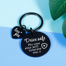 Load image into Gallery viewer, Valentines Gifts Drive Safe Keychains for Boyfriend Birthday Presents for Husband Boyfriend Fiance from Girlfriend Wife Christmas Gifts for Him Her Couple Gifts New Driver Gifts for Women Men