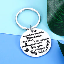 Load image into Gallery viewer, Memory Keychain Gifts for Loss Of Loved Ones Mother Father Son Daughter Husband Pet Passed Away Remembrance Condolence Bereavement Gifts for Deceased Baby Brother Grandpa Grandma Sympathy Gifts Idea