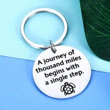 Load image into Gallery viewer, Inspirational Keychain Gift for Women Men Physical Therapist Best Friends Teen Boys Girls To My Son Daughter Birthday Christmas New School Gift From Mom Dad for Kids Lao Tzu Quote Encouragement Gift