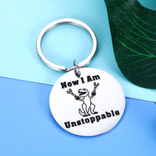 Load image into Gallery viewer, Funny Inspirational Gift For Women Men Adult Son Teens Boys Engraved Keychain For Birthday Christmas From Mom Dad Humor Encouragement Gift For Kids Dinosaur Lovers Brother Grandson Nephew Best Friends