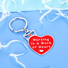 Load image into Gallery viewer, Nurse Keychain Gifts For Women Men Er Nurse Nursing Student Friend Manager Graduate Practitioner Coworker Nurses Day Week Appreciation Graduation Gift For Sister Daughter Christmas Birthday Him Her