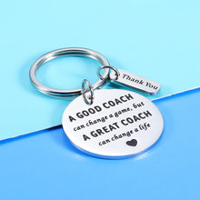 Load image into Gallery viewer, Aeolussoms Coach Thank You Gifts Keychain for Men Women Football Soccer Basketball Coach Appreciation Gifts Christmas Birthday Thanksgiving Retirement Leaving Gifts for Him Her Coaches Child’s Coach