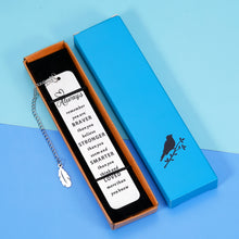 Load image into Gallery viewer, Inspirational Bookmark for Women Men Daughter Son from Dad Mom Gift for Book Lovers Friends Coworker Children Student Senior Birthday Christmas Valentines Retirement for Her Him Boys Girls