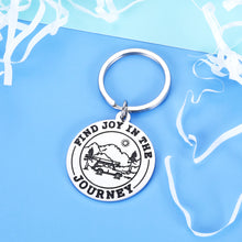 Load image into Gallery viewer, Travel Lover Camper RV Trailer Keychain Gift for Women Men Couple Kids Enjoy Retirement Graduation Journey Christmas Birthday Gift for Coworker Graduate Traveler Enthusiast Camping Lover Him Her