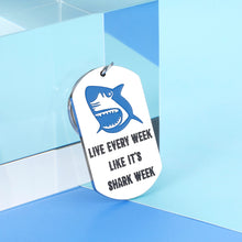 Load image into Gallery viewer, Shark Keychain Gifts for Women Men Boys Girls Kids Shark Lover Gifts for Family Coworker Colleague Him Her Christmas Brithday Shark Loving Themed Gifts for Scuba Diver Friends