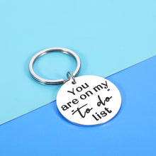Load image into Gallery viewer, Valentines Gifts for Women Men Funny Keychain for Boyfriend Girlfriend Husband Wife 1 Year Anniversary Wedding Engagement Couple Gift for Groom Bride Fiance Fiancee Christmas Birthday Gift for Him Her