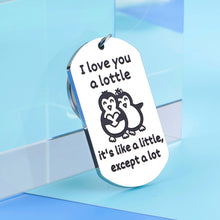 Load image into Gallery viewer, Funny Penguin Gifts Keychain Valentines Gifts for Women Men Boyfriend Girlfriend Husband Wife Gift Anniversary Christmas Birthday Wedding Engagement Gifts for Him Her Penguin Gift for Penguin Lovers