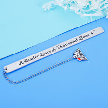 Load image into Gallery viewer, Book Lover Gift for Readers Inspirational Bookmark for Women Men Graduation Birthday Christmas Valentine Gift for Him Her Friends Son Daughter Nerds Boys Girls Teacher Coworker Boss Bookworm Club Gift