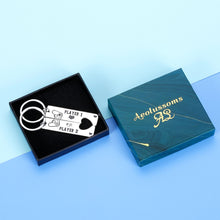 Load image into Gallery viewer, Funny Gamer Couples Keychain Gifts for Boyfriend Girlfriend Matching Gifts for Husband Wife Him Her Valentine Wedding Anniversary Christmas Birthday Gifts To My Man Lover Fiancee Fiance Gifts
