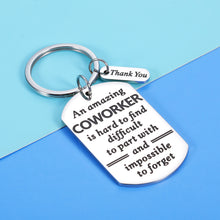 Load image into Gallery viewer, Aeolussoms Amazing Coworker Gift Keychain Employee Appreciation Thank You Gifts for Women Men Leaving Going Away Gift for Colleague Leader Mentor Christmas Retirement Birthday Office Gift for Her Him