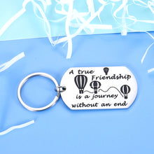 Load image into Gallery viewer, Friendship Keychain Gif For Best Friends Forever Birthday Christmas Wedding Anniversary Gif For Teen Girls Boys Kids Sister Friend Gif For Women Men From Sister Long Distance Friendship Gif