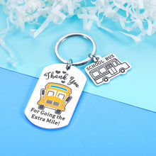 Load image into Gallery viewer, Aeolussoms School Bus Driver Appreciation Keychain Gifts for Men Women Christmas Valentines Thanksgiving Birthday Gift for Kidâs Bus Driver Thank You Gifts for Bus Driver Him Her Key Ring Jewelry