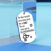 Load image into Gallery viewer, Father Step Dad Keychain Gift For Dad Father’s Day Gift From Daughter Son For Christmas Stocking Stuffers Valentine’s Day Birthday Gifts To My Father l Love You Daddy Gift Men Him