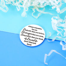 Load image into Gallery viewer, Christmas Stocking Stuffers for Teen Boys Girls Kids Inspirational Gifts for Women Men Valentines Graduation Birthday Gift for Her Him Daughter Son Friends Pocket Hug Token Double-Sided Coin