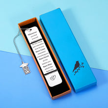 Load image into Gallery viewer, Bookmark with Chain 2023 Inspirational Graduation Gift for Him Her 5th 8th Grade Preschool Middle High School College Christmas Birthday Back to School Gifts for Women Men Kid Book Lover Friend