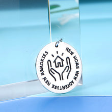 Load image into Gallery viewer, New Home Keychain Gift for Women Men Friends Couples Family Housewarming Gift for New Homeowner First Home Moving In Together Gift for Best Friend Boyfriend Closing Gifts for Home Buyers From Realtor