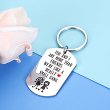 Load image into Gallery viewer, Best Friends Keychains for 2 Funny Friendship Gifts Small Gang Forever Key Chain For BFF Teenage Girls Coworker Bridemaid Sisters Bestie Women Appreciation Birthday Christmas Graduation Gifts Her