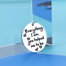 Load image into Gallery viewer, Mothers Day Birthday Keychain Gift for Mom Mother In Law Stepmother Grandma Anniversary Christmas Thank You Appreciation Wedding Day Gift for Women Men Dad Father From Daughter Son Best Mom Dad Gift