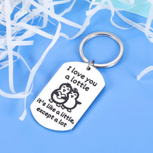 Load image into Gallery viewer, Funny Penguin Gifts Keychain Valentines Gifts for Women Men Boyfriend Girlfriend Husband Wife Gift Anniversary Christmas Birthday Wedding Engagement Gifts for Him Her Penguin Gift for Penguin Lovers