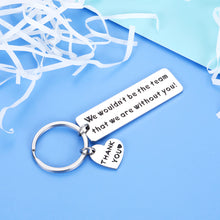 Load image into Gallery viewer, Team Leader Boss Appreciation Keychain Gifts For Supervisor Coworker Nurse Tutor Coach Employee Leaving Going Away Thank You Christmas Birthday Gifts Key Chain Social Worker Volunteer Jewelry