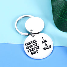 Load image into Gallery viewer, Wolf Inspiratinal Keychain Gifts For Women Men Wolf Lover Teen Girls Boys Daughter Son Birthday Graduation Gift For Family Best Friend Spirit Animal Wolf Enthusiasts Gift For Boyfriend Husband Him Her