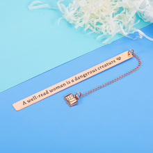 Load image into Gallery viewer, Book Lover Gift Inspirational Bookmark for Women Graduation Birthday Christmas Valentine Gift for Daughter Sister Mom Female Friends Teen Girls Teacher Appreciation Gift for Boss Lady Coworker