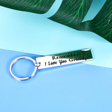 Load image into Gallery viewer, Grandpa Christmas Gifts From Grandchildren Best Father’s Day Keychain Gifts For Grandpa Birthday Gifts From Granddaughter Grandson Grandfather Engraved Keepsake Gifts For Him