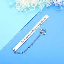 Load image into Gallery viewer, Anniversary Gifts Bookmark for Boyfriend Girlfriend Christmas Stocking Stuffers Birthday Valentine Sweetest Day Wedding Engagement Gift for Husband Wife Groom Bride Fiance Fiancee Friends Book Lovers