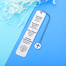 Load image into Gallery viewer, Christian Bookmarks Gifts for Women Men Religious Baptism Gift for Teen Boys Girls Kids Cross Bible Verse Book Markers Inspirational Christmas Easter Birthday Graduation Gift for Him Her Book Lover
